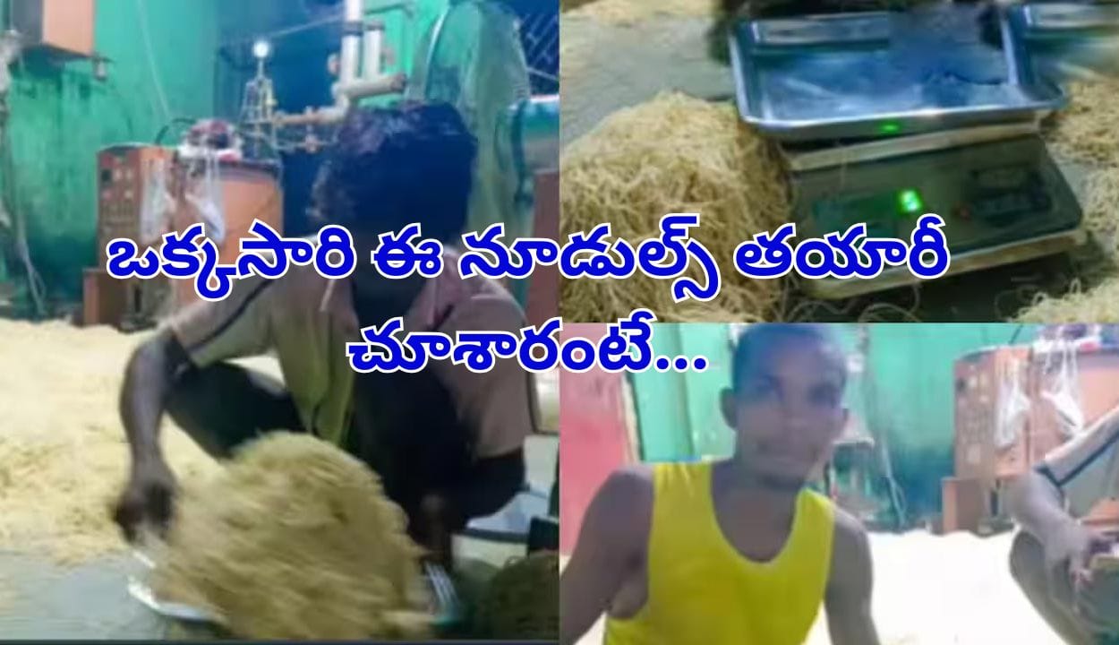 Viral Video: మీరు తినే రుచికరమైన నూడుల్స్ వెనుక అసలు నిజం ఇదేనా..? ఒక్కసారి ఈ వీడియో చూశారంటే..