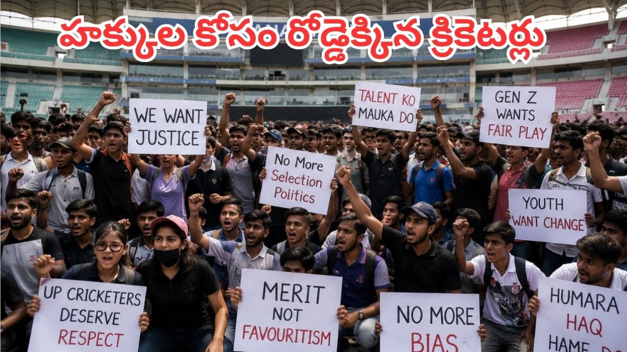 Cricketers Protest: 25 కోట్ల జనాభాకు ఒకే టీం ఎలా సరిపోతుంది?.. రోడ్డెక్కిన వందలాది క్రికెటర్లు