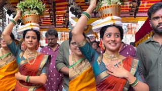 Vaishnavi Chaitanya: బోనమెత్తిన టాలీవుడ్ హీరోయిన్.. ఉజ్జయని మహంకాళి అమ్మవారి సన్నిదిలో వైష్ణవి చైతన్య..
