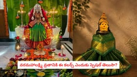 వరమహాలక్ష్మి వ్రతానికి ఈ రంగు చీరలే ఎందుకు ప్రత్యేకమో తెలుసా?