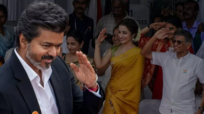 విజయ్-త్రిష సెల్యూట్‌పై డీఎంకే నుంచి పర్సనల్ అటాక్స్