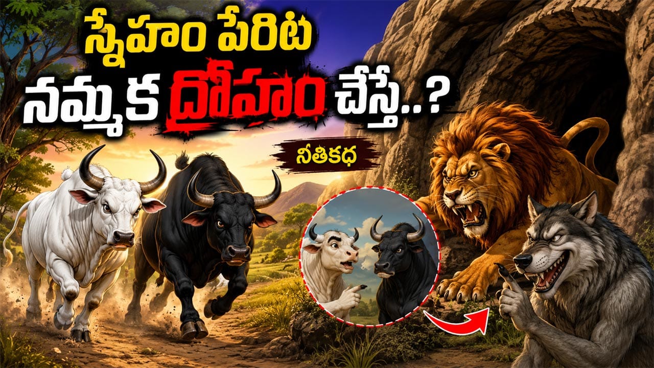 Moral Story: స్నేహం పేరుతో నమ్మక ద్రోహం.. రెండు ఎద్దుల స్నేహం – తోడేలు కుట్ర కథ