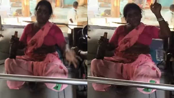 Telangana: మామూలు మాస్ కాదు రా సామీ.. బస్సులో కల్లు సీసాతో అవ్వ తగ్గేదేలే.. వీడియో చూడండి..