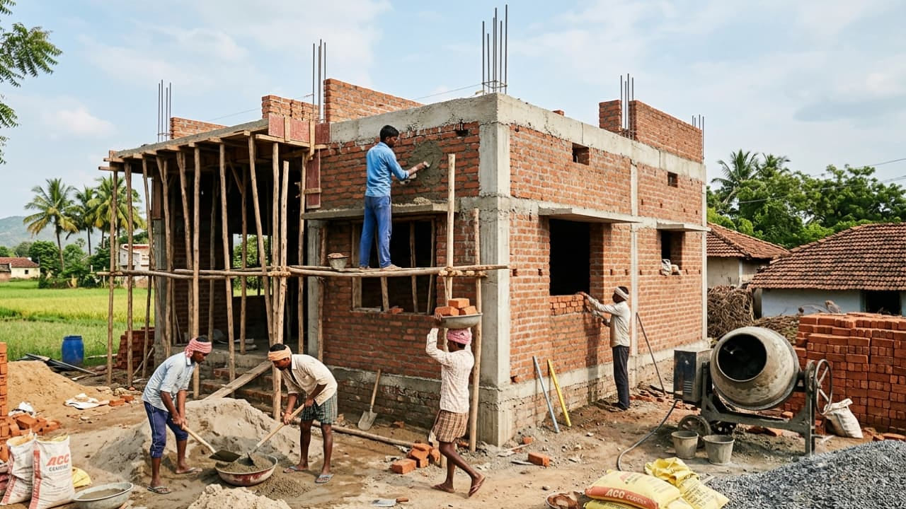 House Construction: 150 గజాల స్థలంలో ఇంటి నిర్మాణానికి ఎంత ఖర్చు అవుతుందో తెలుసా..? 3 రకాల బడ్జెట్లు మీ కోసం! House Construction: 150 గజాల స్థలంలో ఇంటి నిర్మాణానికి ఎంత ఖర్చు అవుతుందో తెలుసా..? 3 రకాల బడ్జెట్లు మీ కోసం!