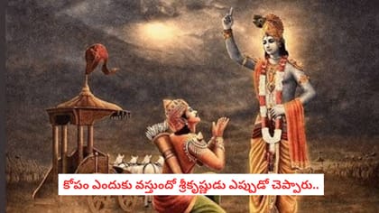 కోపం ఎందుకు వస్తుందో శ్రీకృష్ణుడు ఎప్పుడో చెప్పారు..