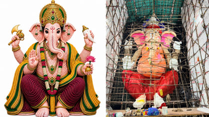 కోటి మట్టి గాజులతో మహాగణపతి.. 89 అడుగుల అద్భుత రూపం..