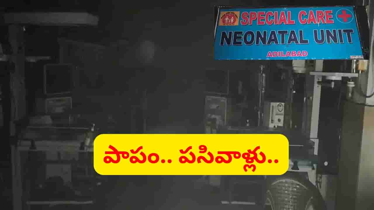 ఆదిలాబాద్ రిమ్స్లో ఘోరం.. ఏసీ పేలి ఇద్దరు శిశువుల మృతి..