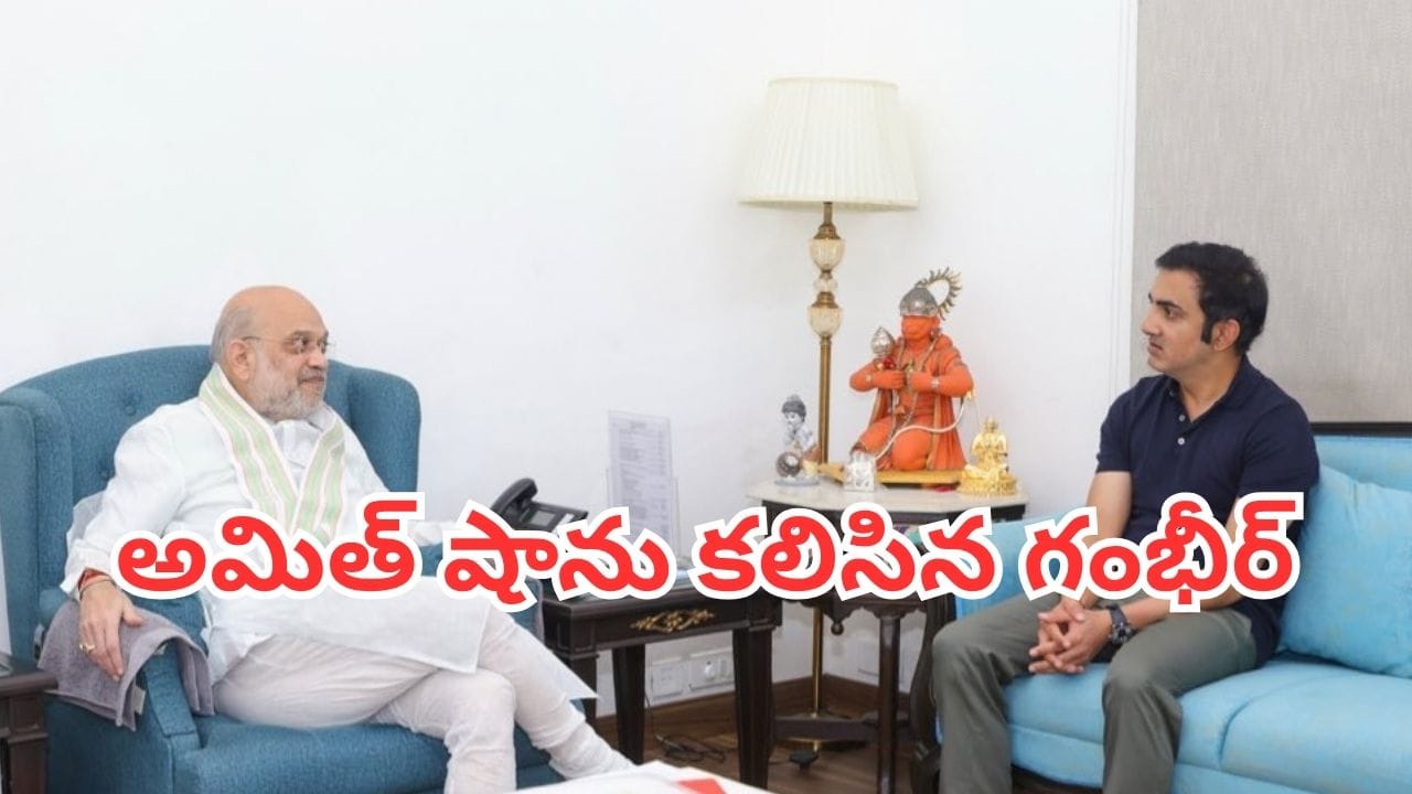 Gautam Gambhir: అమిత్ షాను కలిసిన హెడ్ కోచ్ గౌతమ్ గంభీర్.. ప్రత్యేక బహుమతి అందజేత