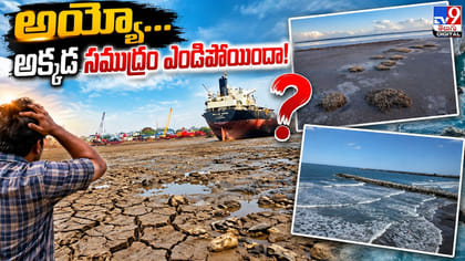 అయ్యో.. అక్కడ సముద్రం ఎండిపోయిందా!