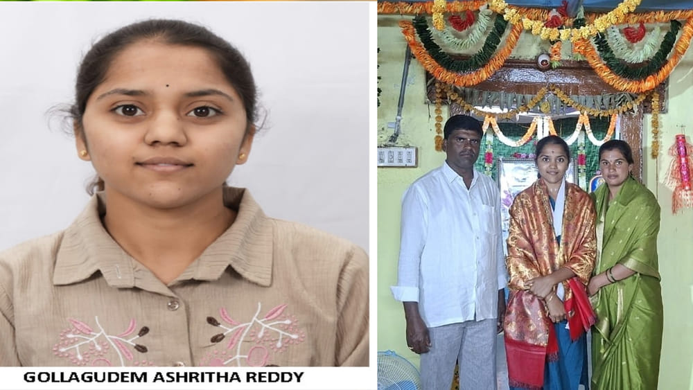 వ్యవసాయ కుటుంబం నుంచి మెడిసిన్ సీటు.. అశ్రిత విజయగాథ