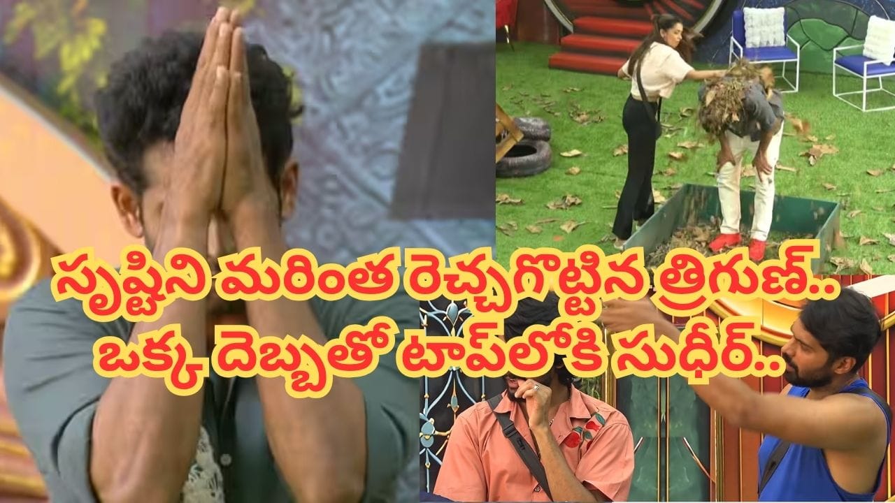 Bigg Boss 10 Telugu : ఛీ ఛీ.. సుధీర్ తో సృష్టి చెత్త ప్రవర్తన.. ఫ్రెండ్స్ మధ్య చిచ్చు పెట్టిన శకుని.. చేతులెత్తి మొక్కిన సుధీర్..