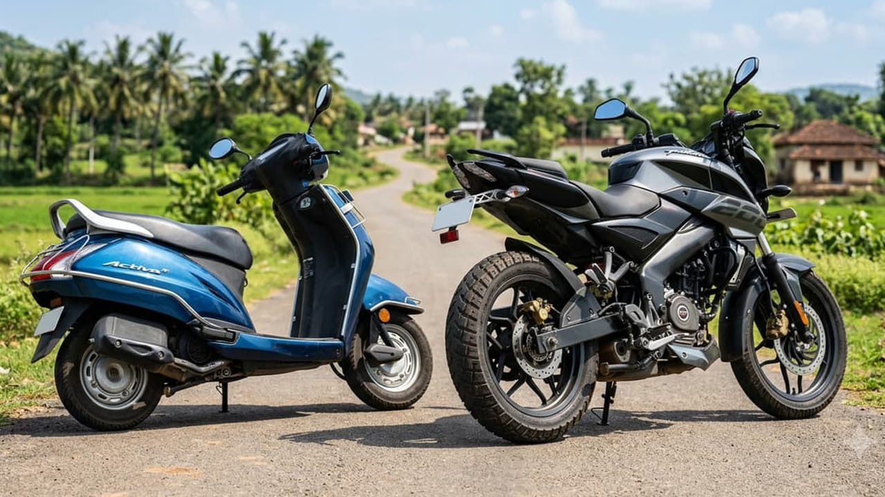 Bikes Tyres: బైక్‌లకు పెద్ద టైర్లు, స్కూటీలకు చిన్న టైర్లు ఎందుకు ఉంటాయి? అసలు కారణం ఇదే..!