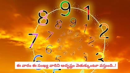 ఈ వారం ఈ సంఖ్య వారిని అదృష్టం వెతుక్కుంటూ వస్తుంది..!