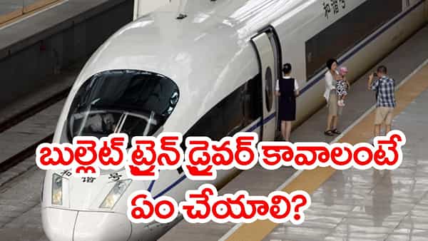 బుల్లెట్ ట్రైన్ డ్రైవర్ కావాలంటే ఏం చేయాలి? ఎక్కడ దరఖాస్తు చేయాలి? జీతం ఎంత?