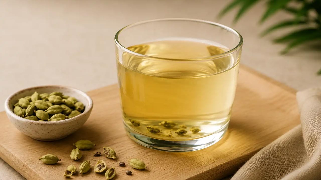 Cardamom Water On Empty Sto