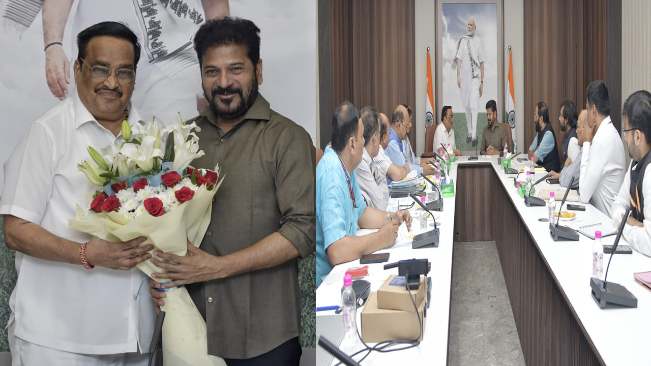 కేంద్రమంత్రి సీఆర్ పాటిల్తో సీఎం రేవంత్ భేటీ.. తెలంగాణ ప్రాజెక్టులపై కీలక చర్చ..