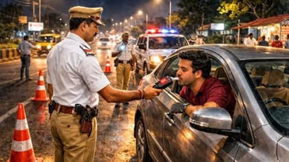 డ్రంక్ అండ్ డ్రైవ్‌లో పట్టుబడిన వ్యక్తి 14 రోజుల జైలు శిక్ష!