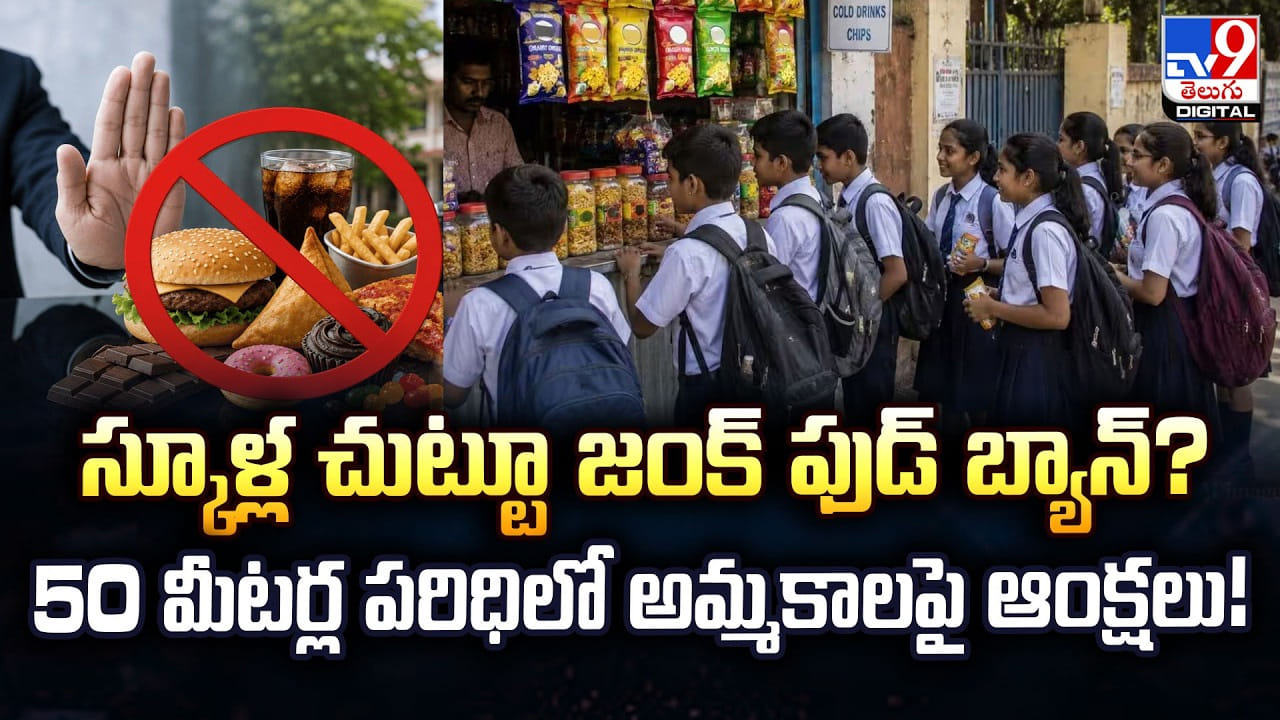 స్కూళ్ల చుట్టూ జంక్ ఫుడ్ బ్యాన్? 50 మీటర్ల పరిధిలో అమ్మకాలపై ఆంక్షలు!