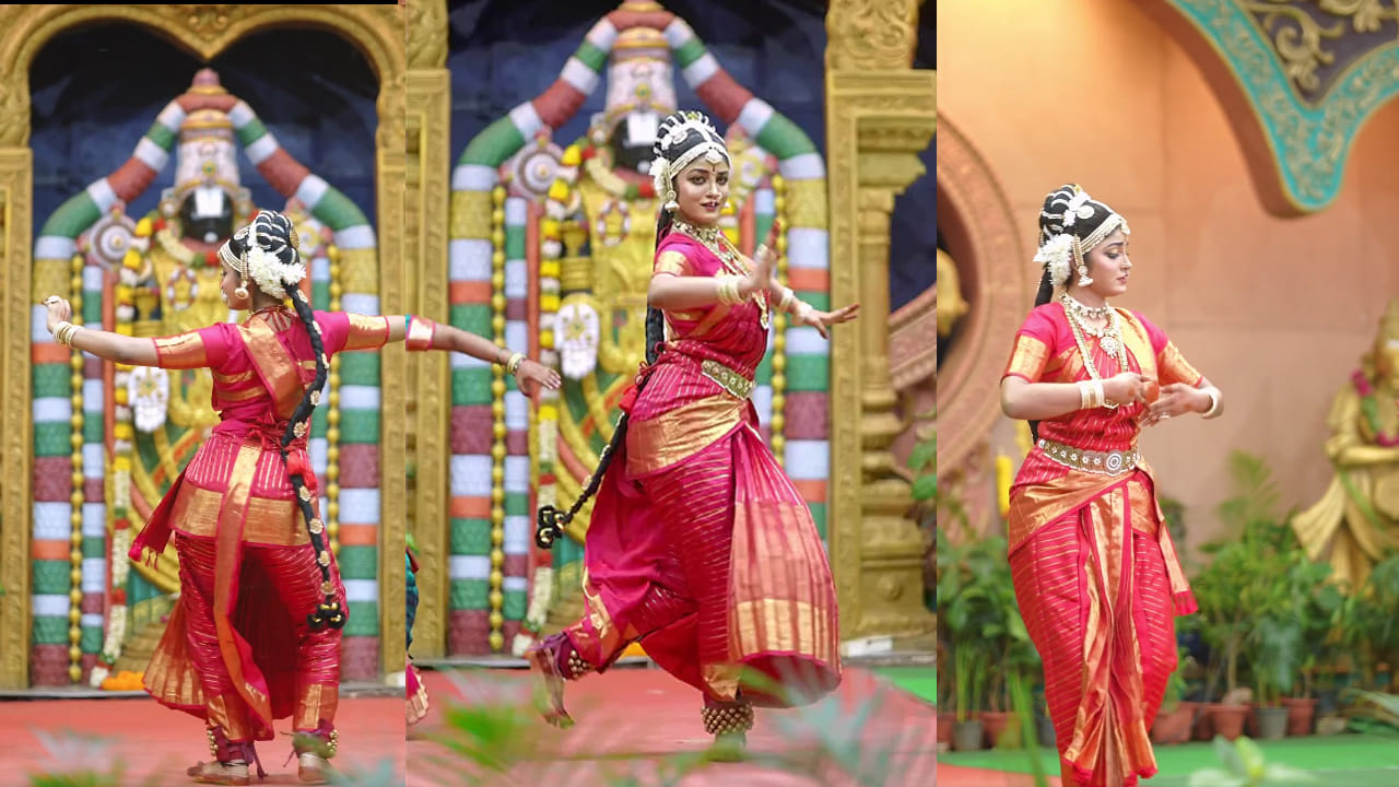 Tollywood : తిరుమల బ్రహ్మోత్సవాల్లో టాలీవుడ్ హీరోయిన్.. కూచిపూడి నాట్యంతో ఆకట్టుకున్న ముద్దుగుమ్మ..
