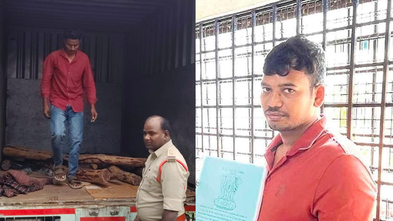 దువ్వూరులో కాల్పుల కలకలం.. వాహనాలు తనిఖీ చేస్తున్న పోలీసులపై ఎర్రచందనం స్మగ్లర్‌ దాడి!