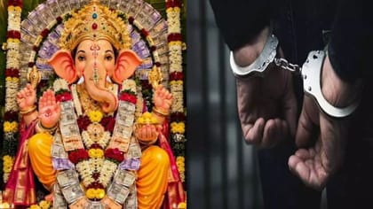 రాత్రికి రాత్రే గణేషుడి మెడలోని నోట్ల దండను కొట్టేసిన కేటుగాళ్లు!