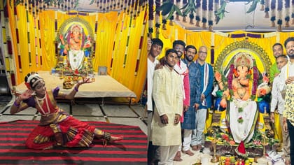 వినూత్న గణనాథులు కివీ ఫ్రూట్,జీడిపప్పుతో ప్రత్యేక వినాయక విగ్రహాల