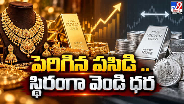 Gold Price Today: పెరిగిన పసిడి.. స్థిరంగా వెండి ధర Gold Price Today: పెరిగిన పసిడి.. స్థిరంగా వెండి ధర