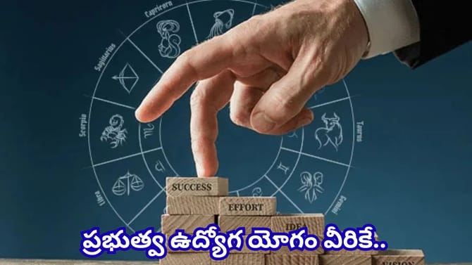 ఈ 5 రాశుల వారికి ప్రభుత్వ ఉద్యోగ కల నెరవేరనుందట! మీ రాశి కూడా..