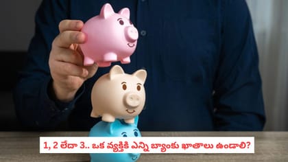 1, 2 లేదా 3.. ఒక వ్యక్తికి ఎన్ని బ్యాంకు ఖాతాలు ఉండాలి?