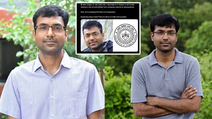 IIT-JEEలో ఆల్ ఇండియా ఫస్ట్ ర్యాంక్.. ఇప్పుడు దోమ మెదడుపై పరిశోధన