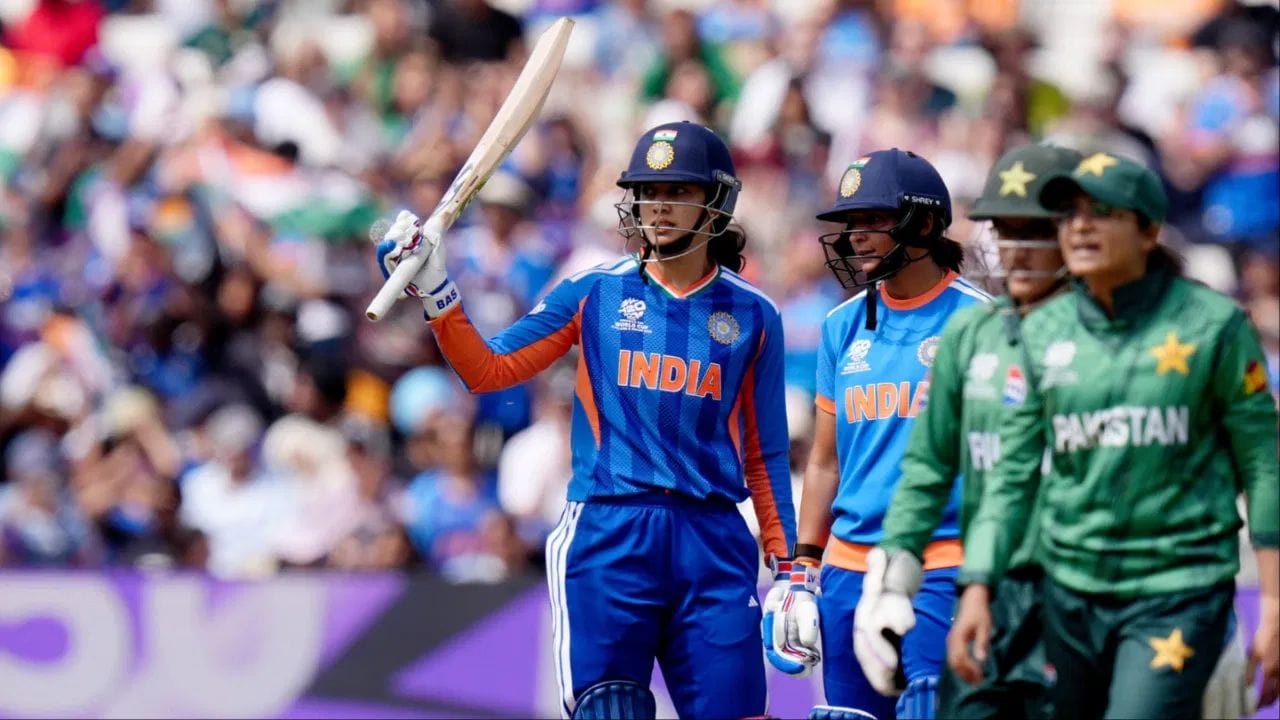 Ind W Vs Pak W Smriti Mandhana