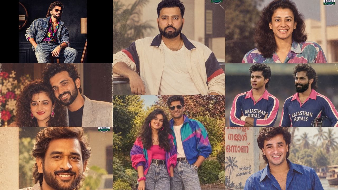 రెట్రో లుక్‌లో అదరగొట్టిన టీమిండియా క్రికెటర్లు.. కొన్ని ఫొటోలు గుర్తు పట్టడం కష్టమే భయ్యో..?