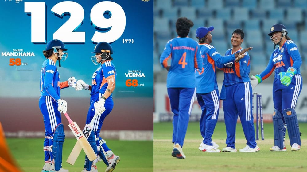 INDW vs SLW Final Result: లంకపై ఘనవిజయం.. 8వసారి ఆసియా కప్ ఎత్తిన భారత్..