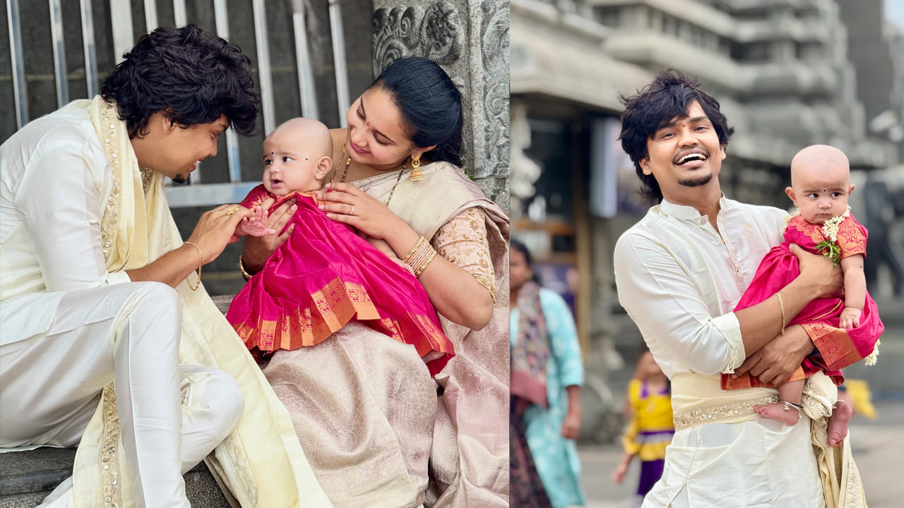 టీవీ షోలు, సినిమాల సంగతి పక్కన పెడితే.. రెండేళ్ల క్రితం సిరి అనే అమ్మాయిని ప్రేమించి పెళ్లి చేసుకున్నాడు కార్తిక్. తమ పండంటి కాపురానికి ప్రతీకగా ఈ ఏడాది మే 17న శ్రీకరి  అనే ఓ పండంటి ఆడ బిడ్డకు జన్మనిచ్చారీ జబర్దస్త్ కపుల్.
