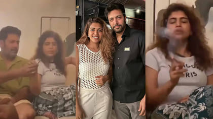 ఇద్దరూ ఒకే సిగరెట్ తాగుతూ.. మరోసారి ప్రేయసితో దొరికిన జయం రవి