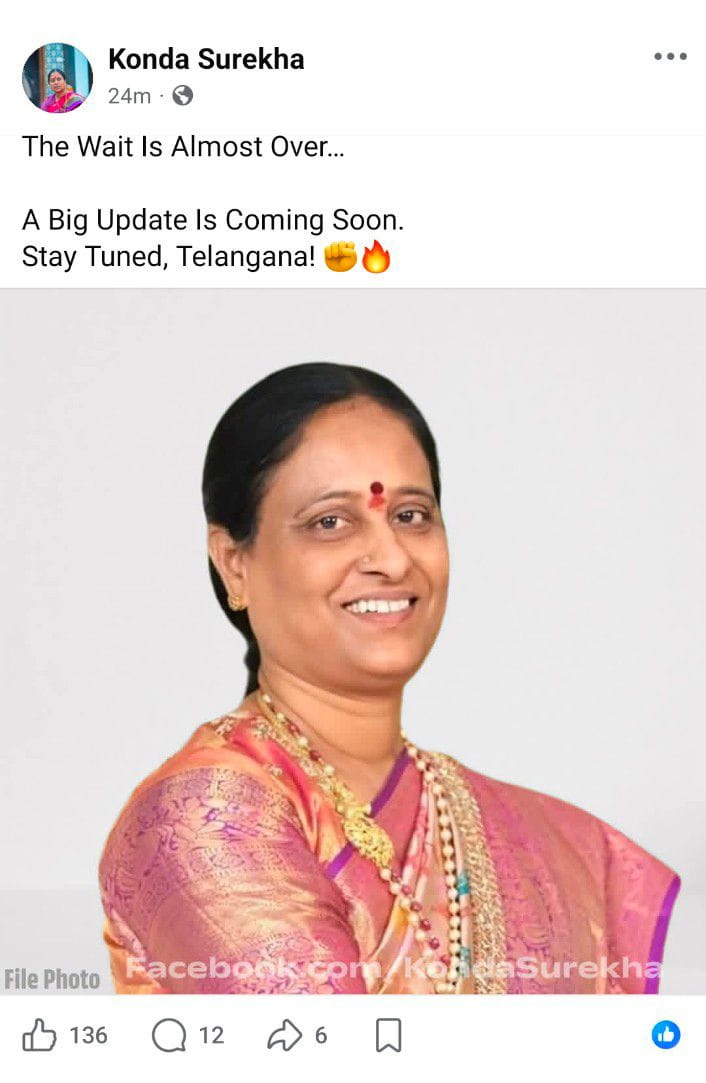 Konda Surekha Shock Post