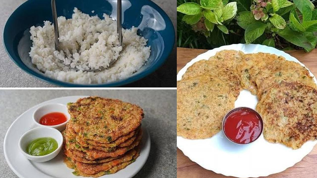 మిగిలిపోయిన అన్నంతో చుక్క నూనె లేని హెల్దీ బ్రేక్ఫాస్ట్.. కారం చట్నీతో తింటే రుచి అద్భుతం!