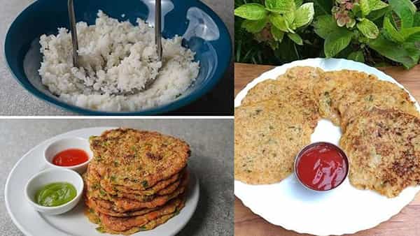 మిగిలిపోయిన అన్నంతో చుక్క నూనె లేని హెల్దీ బ్రేక్ఫాస్ట్.. కారం చట్నీతో తింటే రుచి అద్భుతం!