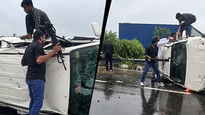 పోలీస్ దంపతుల సాహసానికి హాట్సాఫ్..!