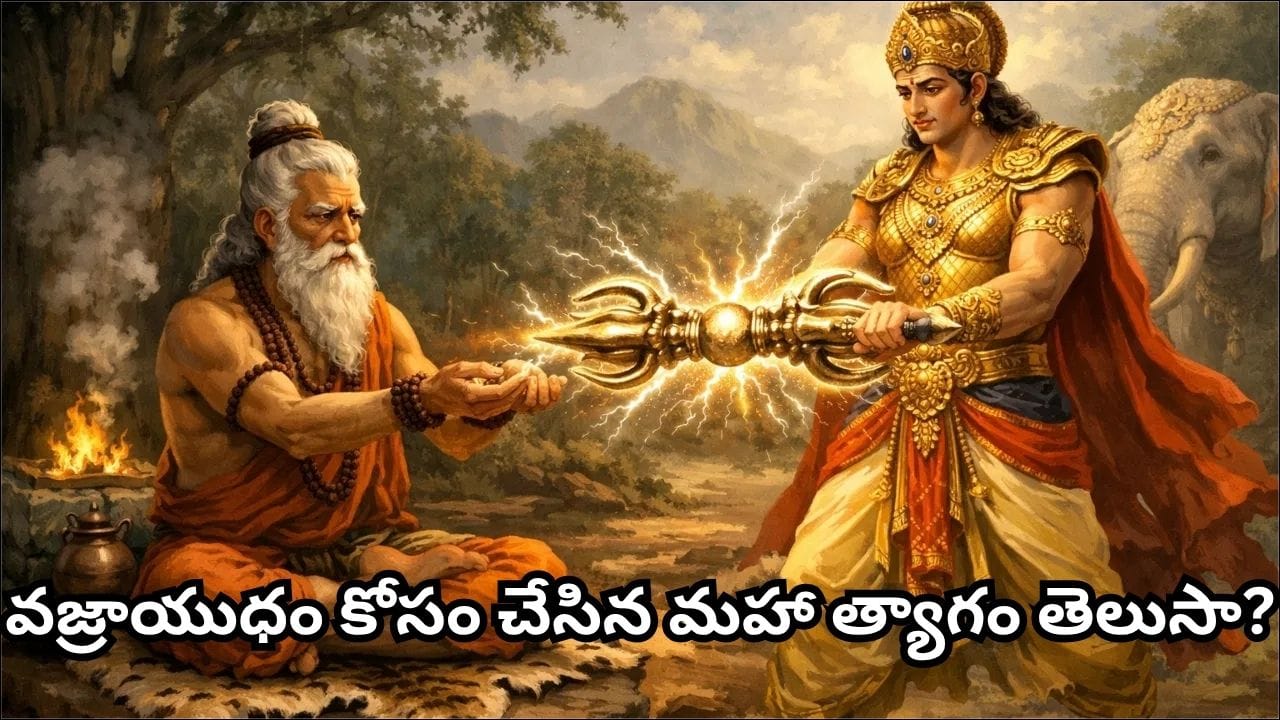 Maharshi Dadhichi: వజ్రాయుధం కోసం ప్రాణాలనే అర్పించిన మహర్షి.. దధీచి త్యాగం వెనుక అసలు కథ ఇదే!
