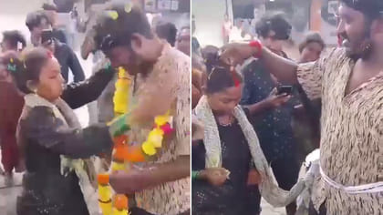 లక్షల ఖర్చు లేదు.. రోడ్డుపైనే పెళ్లి.. వీడియో వైరల్‌!