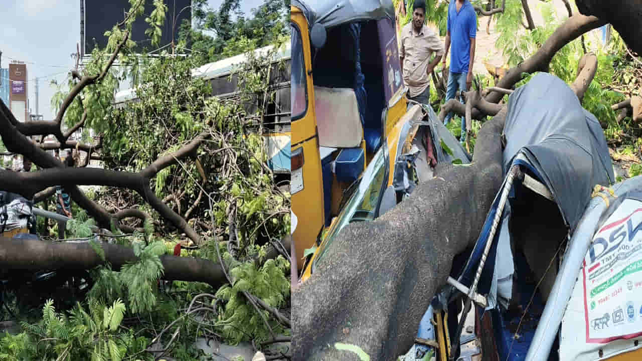 Telangana: ఇదేందయ్యా ఇదీ.. ప్రమాదం ఇలా కూడా జరుగుతుందా.. వీడియో చూస్తే నోరెళ్లబెడతారు..
