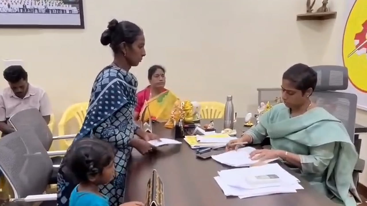 తాగుబోతు భర్త కొడుతున్నాడంటూ MLA వద్దకు మహిళ.. ఆమె ఏం చేశారంటే..?