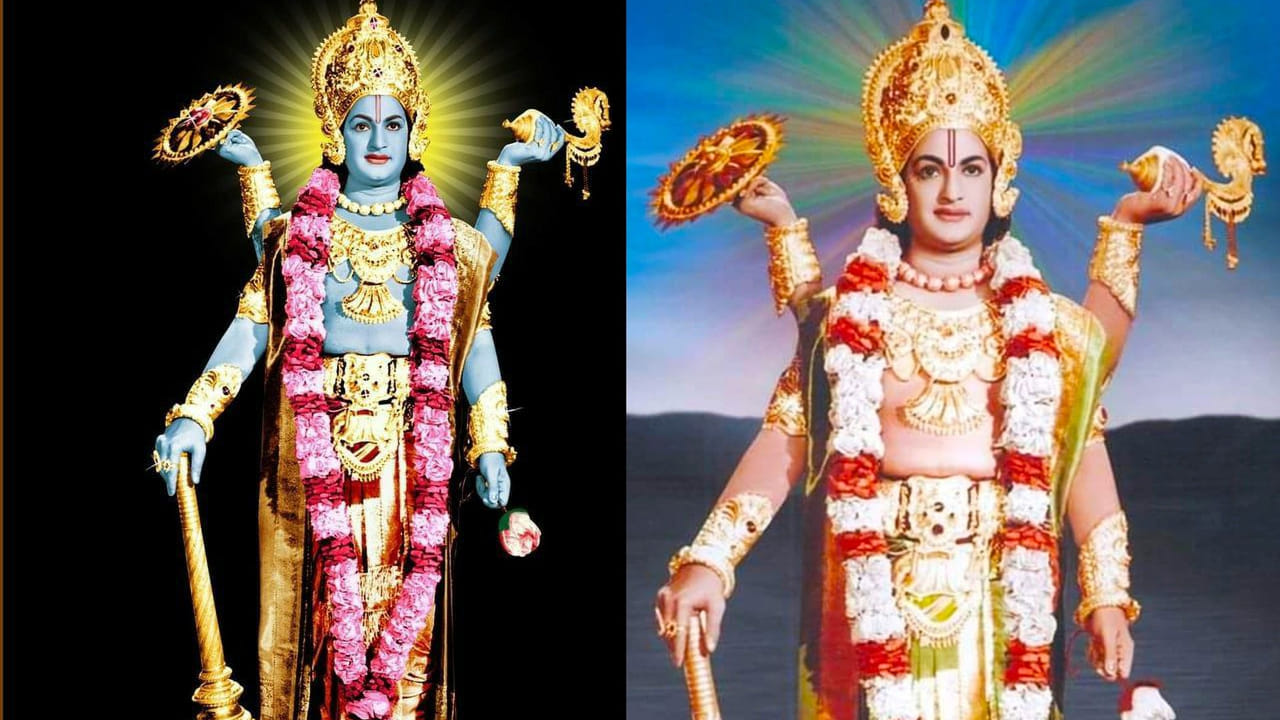 Tollywood: ఎన్టీఆర్ విష్ణుమూర్తి పాత్ర.. ఆ నాలుగింటిలో రెండు చేతులు ఎవరివంటే..?