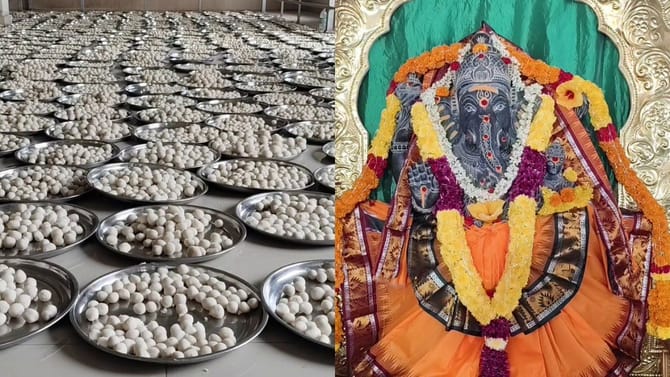 ఉండ్రాళ్ళ ప్రియుడికి.. లక్ష ఉండ్రాళ్ళతో నైవేద్యం!
