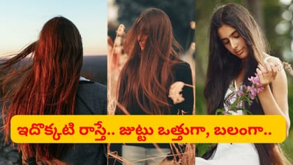 జుట్టు నల్లగా, ఒత్తుగా పెరగాలంటే ఇదొక్కటి వాడండి..