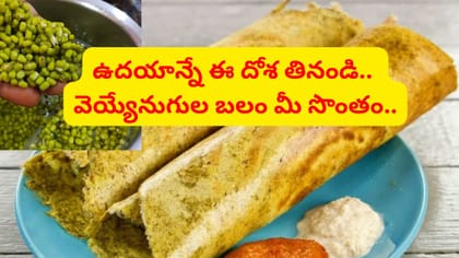 ఆరోగ్యకరమైన టేస్టీ టిఫిన్ ఇదే.. ఈ దోశ తింటే శరీరానికి సూపర్ బలం..