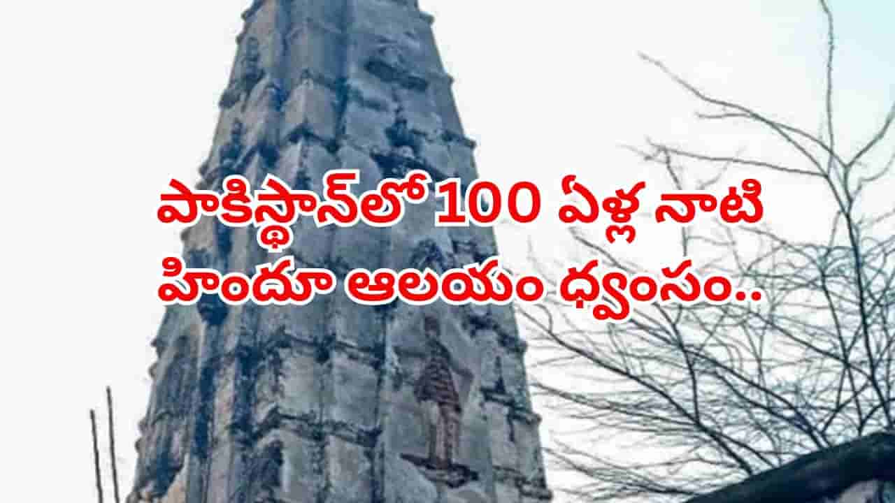 పాకిస్థాన్లో 100 ఏళ్ల నాటి హిందూ ఆలయం కూల్చివేత.. ఘోర నిర్లక్ష్యం అంటూ భారత్ ఆగ్రహం