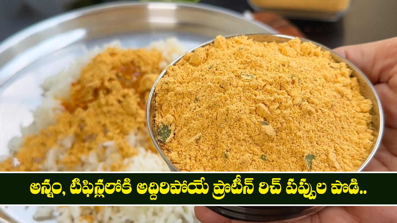 అన్నం, టిఫిన్లలోకి అద్దిరిపోయే ప్రొటీన్ రిచ్ పప్పుల పొడి.. ఆవకాయ కాంబినేషన్ అదిరిపోతుంది