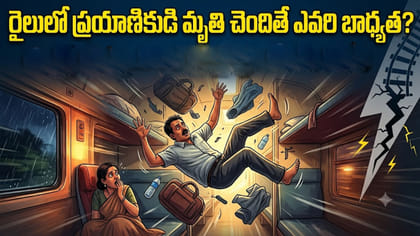 రైలు కుదుపుతో ప్రయాణికుడి మరణిస్తే ఎవరి బాధ్యత?